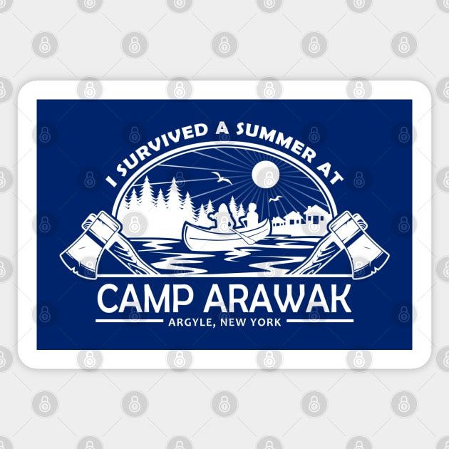 Camp Arawak Sticker by ZombieGirl01